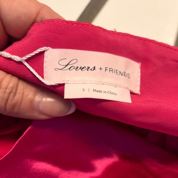NWT Lovers + Friends Dawson Maxi Top in Magenta Pink Small - Picture 7 of 10